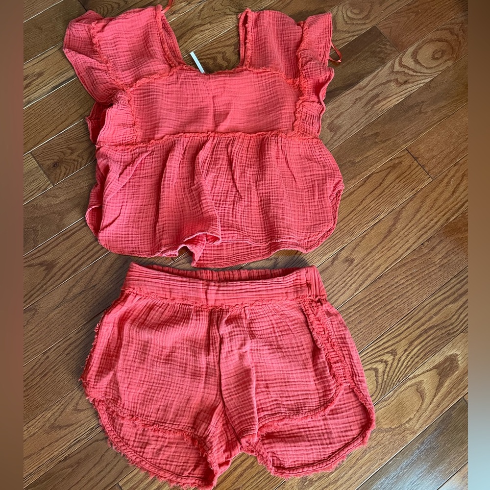 Anthropologie two-piece shorts set | XS
